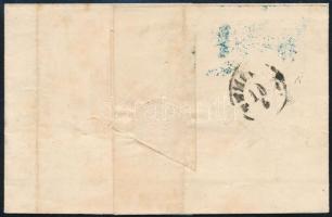 1872 Réznyomat 5kr levélen "PEST" - Temesvár 1872 5kr on cover "PEST" - Temesvár