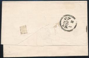 1866 5kr on cover "PESTH LEOPOLDSTADT" - Wien 1866 5kr levélen "PESTH LEOPOLDSTADT&qu...