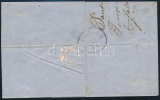 1862 10kr levélen "TEMESVÁR" - Hatzeg 1862 10kr on cover "TEMESVÁR" - Hatzeg