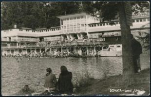 1962 Képeslap GHINDARI REG. MURES AUT. MAGHIARA bélyegzéssel Makfalváról a Maros Magyar Autonóm Tart...