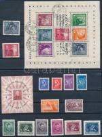 9 blokk közte LEHE + sorok a 30-as évekből 6 berakó lapon