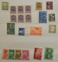 Magyar és külföldi bélyegek A/4 és 2 közepes berakóban