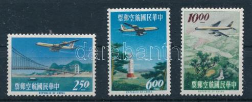 1963 Repülő sor Mi 495-497