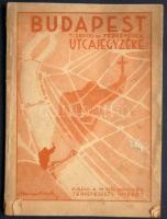 1941 Budapest utcajegyzéke a M.Kir.Honvéd térképészeti intézet kiadásában, jó állapotban