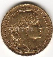 Franciaország 1904 20Fr 6,4516g arany T:2   aranyáron !