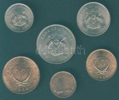 Uganda 1966. 5c, 10c, 20c, 50c, 1Sh, 2Sh T:1,2