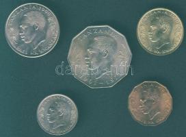 Tanzánia 1961-72. 5s, 20s, 50s, 1Sh, 5Sh T:1,2