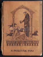 ~1937 Gáspár Jenő: A puszták fiai kis könyv Benedek Kaló színes rajzaival a Palladis Rt. kiadásában, Budapest, sérült gerinc borítóval