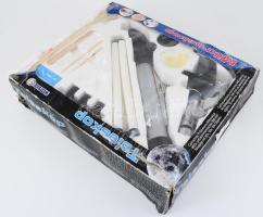 Westside teleszkóp-mikroszkóp szett, hiánnyal, sérült dobozában.