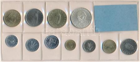 1994. 10f-200Ft (11xklf) forgalmi sor fóliatokban, benne 1994. 200Ft Ag "Deák" T:UNC