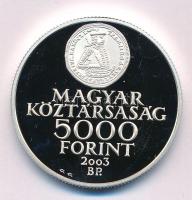 2003. 5000Ft Ag "A Rákóczi szabadságharc 300. évfordulója" kapszulában T:PP fo. Adamo EM186