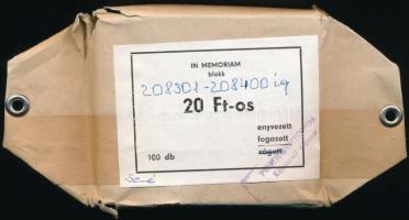 1986 In memoriam Challenger 100 db blokk eredeti postai csomagolásban (50.000)