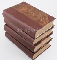 Ismeretterjesztő Könyvtár 4 kötete: Charles C. Turner: Küzdelem a levegő meghódításáért. Ford.: Fröhlich Károly.; Williams Archibald: Korunk találmányai. Ford.: Sándor Szilárd.; A modern technika nagy alkotásai. Ford.: Péter Jenő.; Gibson R. Károly: A modern gyáripar. Ford.: Balázs Pál. Bp., 1910-1919, Franklin-Társulat. Átkötött félvászon-kötésben, vegyes állapotban.