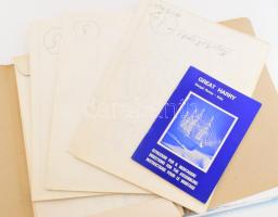 Modelli Sergal, Galeone Elisabettiano, hajómodell tervrajzok, 9 db nagyméretű tervrajz + többnyelvű ...