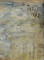 Tallós Ilona (1918-1991): Olasz étterem, 1972. Olaj, vászon, faroston, jelezve jobbra fent: Tallós 1...