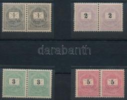 1898 1kr, 2kr, 3kr és 5kr párok (28.000)