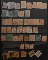 Portó, Hivatalos és Hírlapbélyeg gyűjtemény / tétel, 17 db egyoldalas svéd berakólapon