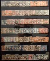 Portó, Hivatalos és Hírlapbélyeg gyűjtemény / tétel, 17 db egyoldalas svéd berakólapon