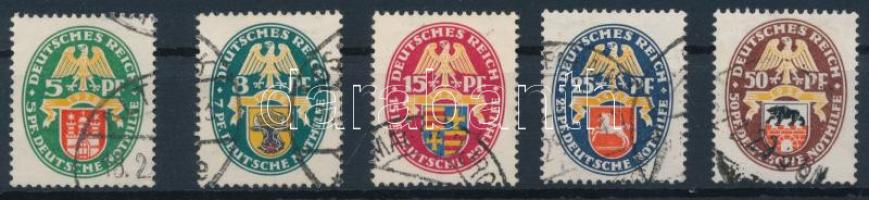 Deutsches Reich 1928 Mi 425-429 hibátlan sor (Mi EUR 200.-)