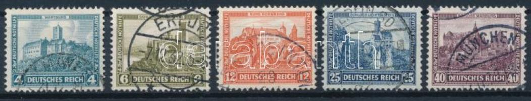 Deutsches Reich 1932 Mi 474-478 hibátlan sor (Mi EUR 110.-)