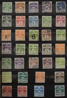 Dánia gyűjtemény, néhány száz bélyeg a kezdetektől, 8 lapos, közepes berakóban