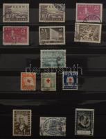 Finnország gyűjtemény, néhány száz régi és modern bélyeg 8 lapos, közepes berakóban