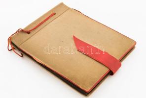 1941 Régi fotóalbum, benne balatoni autós körút, erdélyi városképek, tájképek, Sümeg, Badacsony, Sop...