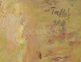 Tallós Ilona (1918-1991): Öregasszony, 1983. Olaj, farost, jelezve jobbra fent: Tallós 1983. Katalóg...