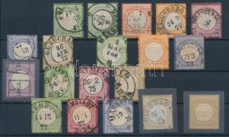 Deutsches Reich 1872 kis és nagy sasos válogatott tétel RRR! (Mi min. 3.800.-)