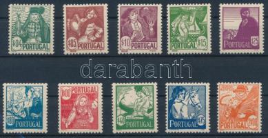 Portugália 1941 Mi 632-641 Luxus! (Mi EUR 150.-)