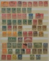 Kanada összeállítás, több száz régi és modern bélyeg 8 lapos, A/4-es berakó 7 oldalán