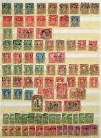 Kanada összeállítás, több száz régi és modern bélyeg 8 lapos, A/4-es berakó 7 oldalán