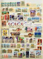 Kanada összeállítás, több száz régi és modern bélyeg 8 lapos, A/4-es berakó 7 oldalán