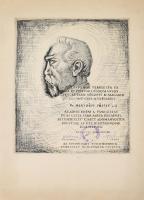 1966 Bp., oklevél Dr. Menyhárt Józsefnek az Alpár érem I. fokozaténak adományozásáról