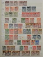 Anglia 1880-2005 Gyűjtemény sok többletpéldánnyal, benne néhány postatiszta modern bélyegfüzet, 16 lapos, A/4-es berakó 20 oldalán