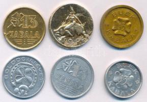 6db-os újévi "BÚÉK szerencsepénz" zseton tétel T:vegyes