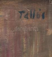 Tallós Ilona (1918-1991): Kecskefejés (Kreitzer néni Zamárdiban), 1965 v. előtte. Olaj, vászon, jele...