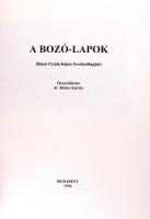 Balázs Károly: A "Bozó-lapok" (Bozó Gyula képes levelezőlapjai Hónapok, H, K, A, B, C soro...