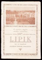 Lipik hév- és iszapfürdő rövidített háborús ismertetése. 16p. Képekkel, utolsó lapon térképpel, Tűzve, gyűrődésekkel, utolsó lap sarkából kis hiány.