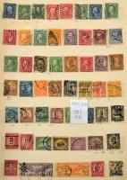 USA 1895-2017 987 db bélyeg 12 vastag lapos, nagyalakú berakóban
