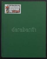 Vegyes külföldi bélyegek 12 lapos A4 berakóban, szinte teljesen használatlan anyag, sok szép, jó kia...