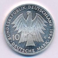 Németország 1994G 10M Ag "Johann Gottfried Herder" T:AU
Germany 1994G 10 Mark "Johan...