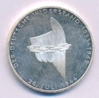 Németország 1994A 10M Ag "Német Ellenállás 1933-1945" T:AU (eredetileg PP)
Germany 1994A ...