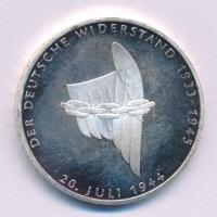 Németország 1994A 10M Ag "Német Ellenállás 1933-1945" T:AU (eredetileg PP)
Germany 1994A ...