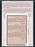 2021 150 éves a magyarországi bélyeggyártás bélyegszett (50.000)