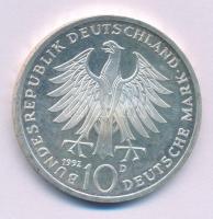 Németország 1992D 10M Ag "Pour le Mérite rend" T:AU Germany 1992D 10 Mark Ag "Order Pour le Mérite" C:AU Krause KM#179