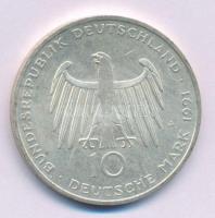 Német Szövetségi Köztársaság 1991A 10M Ag "Német egység 200. évfordulója" T:AU
Federal Re...