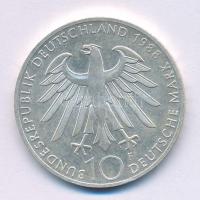 Német Szövetségi Köztársaság 1988F 10M Ag "Carl Zeiss" T:AU Federal Republic of Germany 1988F 10 Mark Ag "Carl Zeiss" C:AU Krause KM#169