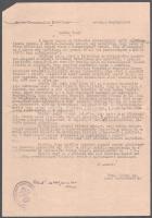 ca 1945 3 db cserkészeti nyomtatvány: cserkészbolt számla, körlevél márc 15-re