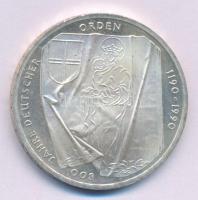 Németország 1990J 10M Ag "800 éves a Német Lovagrend" T:AU
Germany 1990J 10 Mark Ag "...